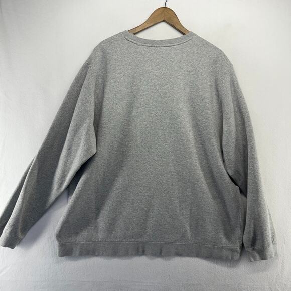 Michigan State Sweatshirt Men's 3XL Gray Nike Center Swoosh Crewneck Spellout - Picture 7 of 10